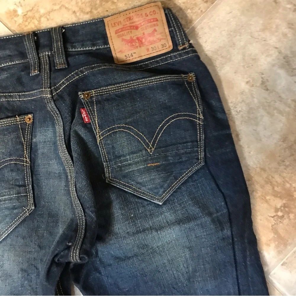 ▪️VINTAGE LEVI Denim 514 Slim/Straight Jeans - Picture 12 of 12